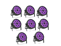 Efecto de iluminación escénica, 100 W, 14 LED, RGBW, compatible con DMX512, 90-240 V