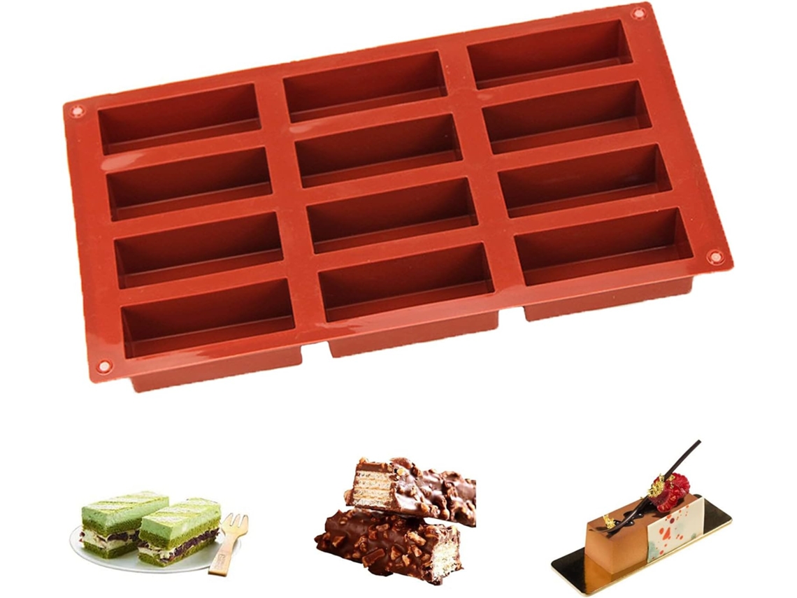 Molde rectangular flexible (para tarta de queso/barras de cereales)