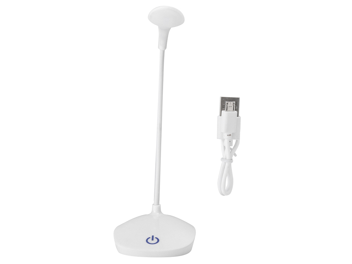 Lámpara de mesa portátil con luz dorada (recargable por USB, protección para los ojos)