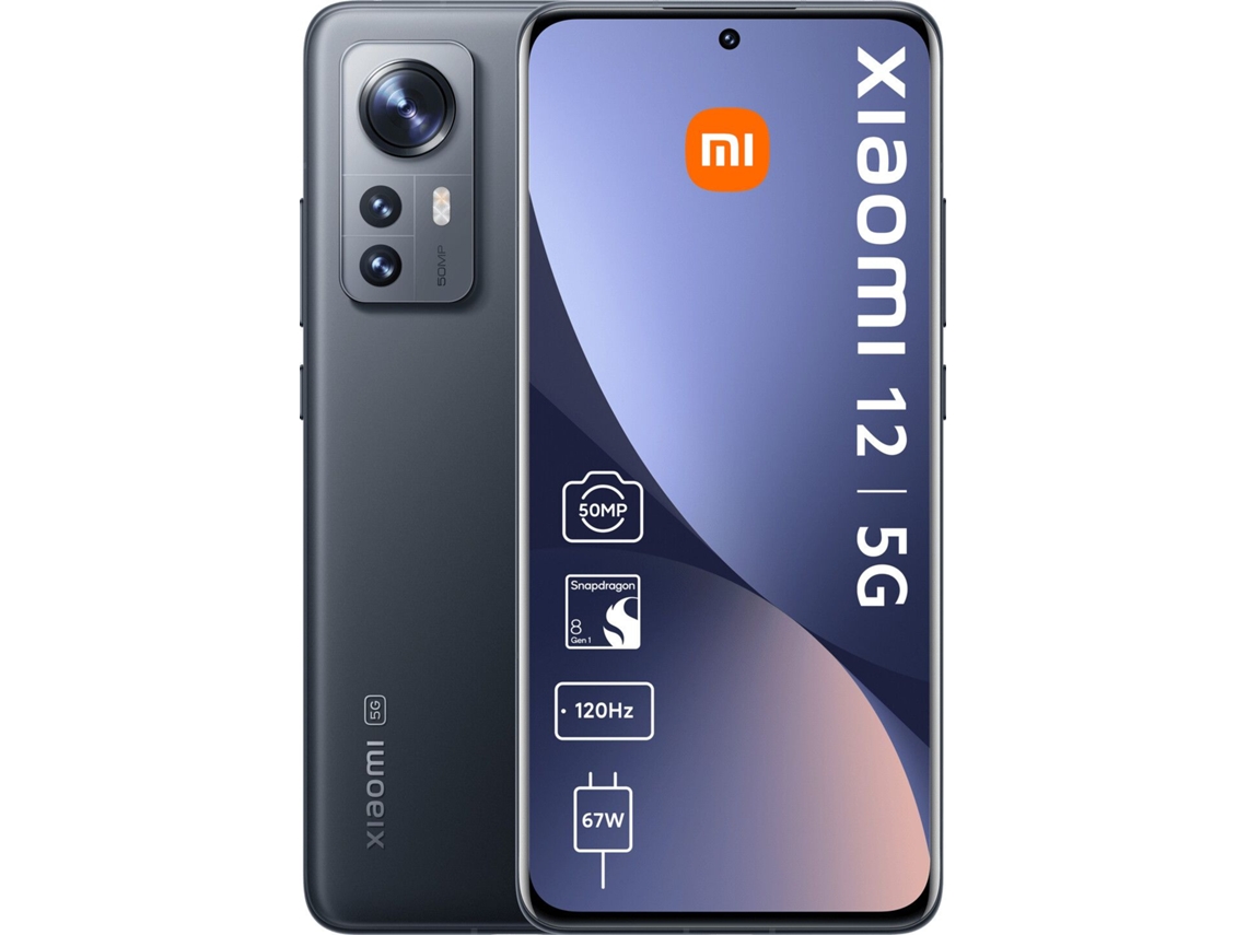 Smartphone XIAOMI 12 (Reacondicionado Señales de Uso - 256 GB - Negro)