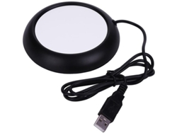 Calentador De Tazas Para Café Y Té, Escritorio, Oficina, Hogar, Bandeja Caliente, Usb, Negro