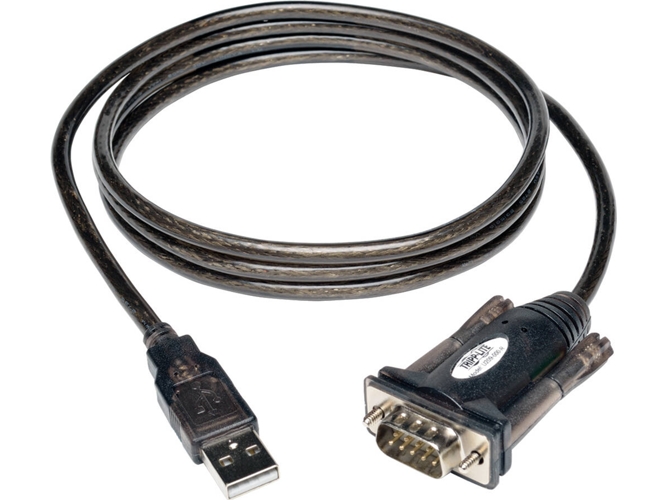 Cable de Serie TRIPP LITE (DB9 - USB - 2 m - Negro)