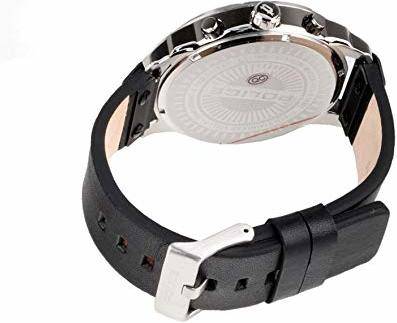 Reloj Police Hombre piel negro r1451285001 para de cuarzo con correa en