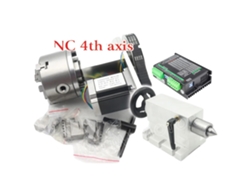 CNC de cuarto eje, motor paso a paso Nema23, controlador K11 de 80 mm OEM