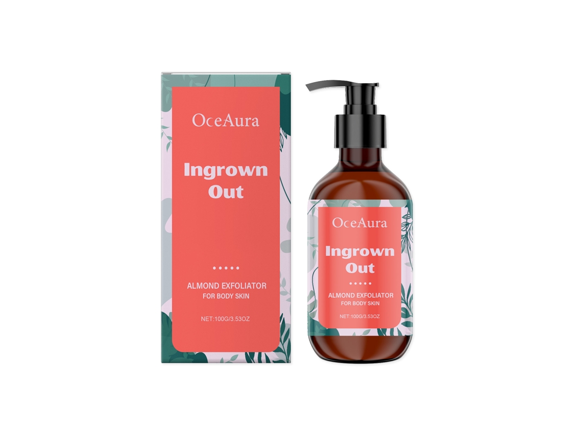 Gel corporal exfoliante con partículas suaves para una piel radiante.