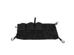 Bolsa De Almacenamiento Lateral Multicompartimento De Tela Oxford Para Carrito De Camping - Negra