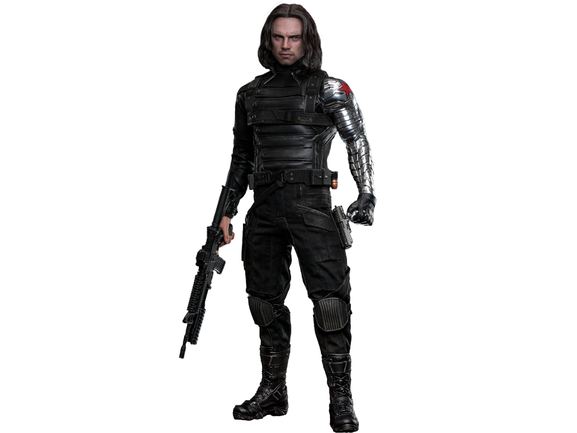 Figura del Soldado del Invierno de Capitán América y El Soldado del Invierno de Marvel Comics Mms790 de Hot Toys