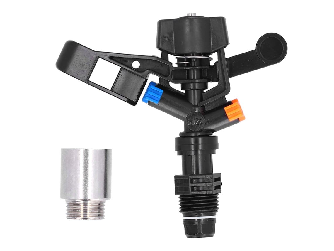 Aspersor Automático Giratorio De 360° Con Rosca G1/2 Para Riego De Jardines Y Agricultura.