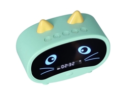 Reloj Despertador Inalámbrico Multifuncional Altavoz Bluetooth Con Radio Fm 1000mah
