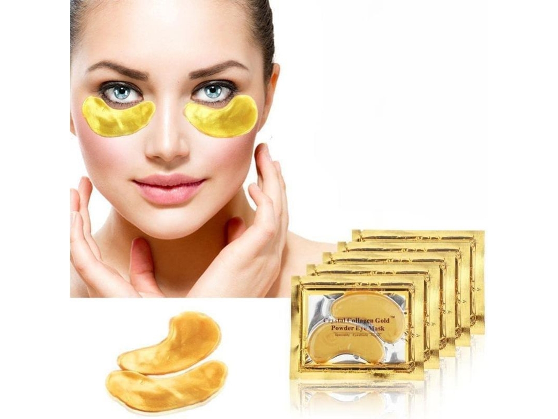 Mascarilla Para Ojos Con Colágeno, Antiarrugas Y Ojeras, Hidratación Profunda (12 Unidades)
