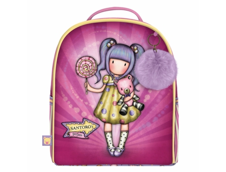Mochila de La Escuela Gorjuss Primer Premio Mini Lila 20 x 22 x 10 cm