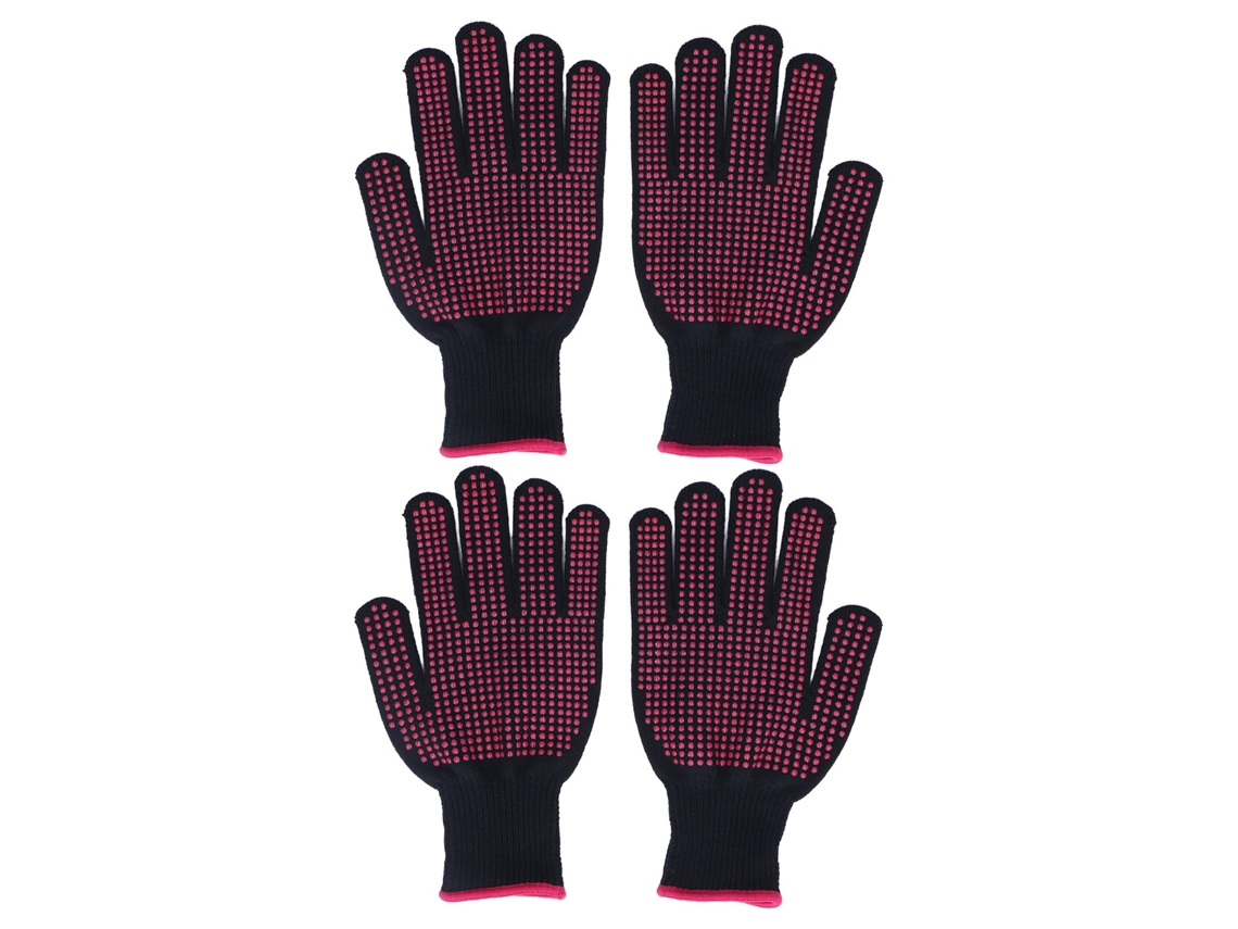 Guantes Primerox resistentes a los cortes para cocina, jardín y carpintería, HPPE, 2 pares, rosa, 25 cm