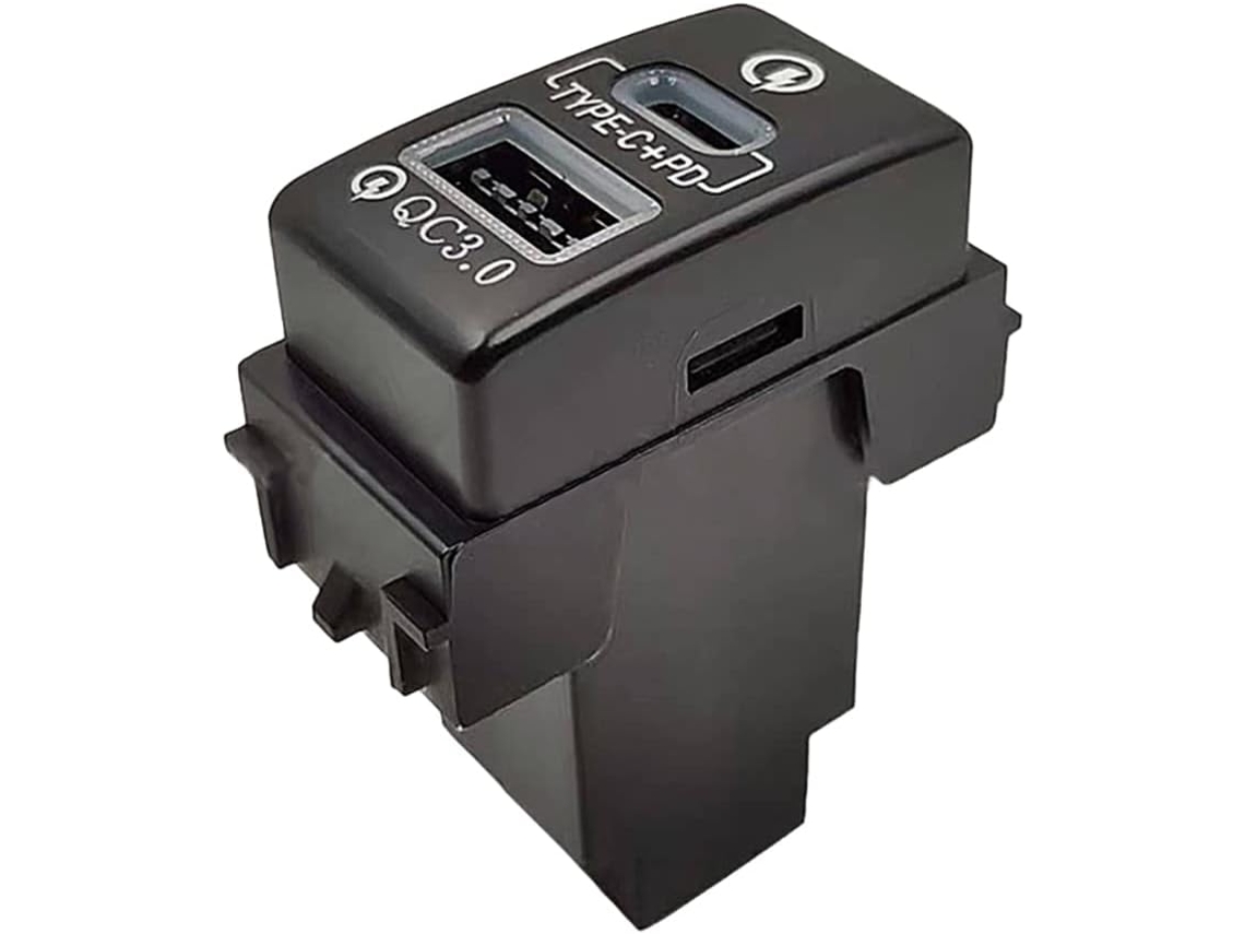 Cargador De Coche Usb Doble Con Carga Pd + Qc3.0 Para March Guis