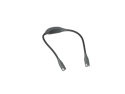 Lámpara LED de cuello, luz decorativa de lectura, ideal para correr de noche al aire libre MDUG (gris)