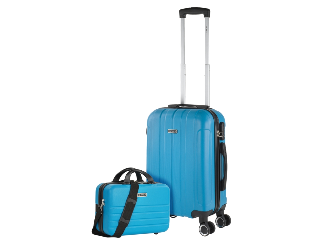 Maleta Abs Pequeña ITACA Havel turquesa (37X55x20 Cm - 37L)