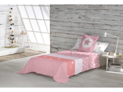 Sábana Encimera Con Funda De Almohada Cama 105 Algodón Extra Suave Fabricado En España Indigo A Pink COOL KIDS
