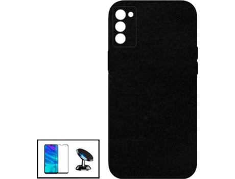 Kit Carcasa + Protector de Pantalla + Soporte Oppo A53S 5G PHONECARE Silicona Liquida