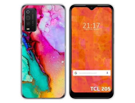 Carcasa TCL 205 TUMUNDOSMARTPHONE Dibujos Multicolor