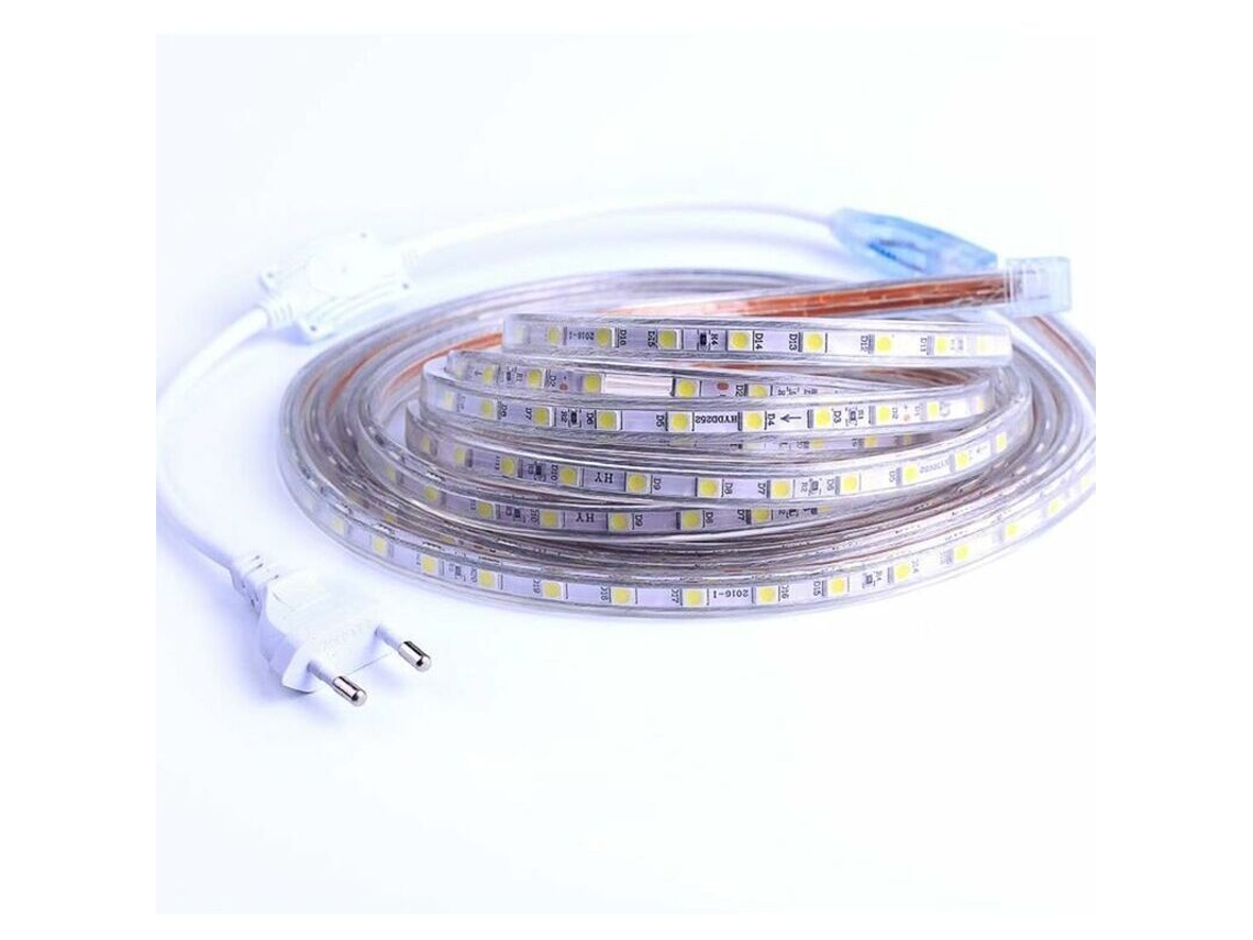 Tira Led Impermeable De 2 M – Blanco Frío 600 Lúmenes/m – Para Iluminación