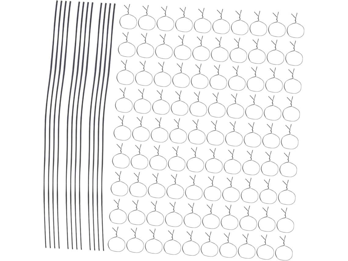 Juego De 1000 Piezas De Bridas Para Plantas Y Cables Flexibles, Alambre Revestido Para