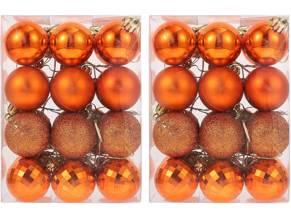 48 Adornos Navideños Duraderos, Colgantes Creativos Para Decorar El Árbol De Navidad.