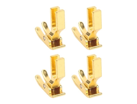 Prensatelas para Máquina de Coser Industrial HURRISE 4 Piezas Acero Inoxidable Práctico y Portátil
