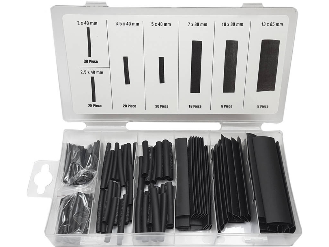 Conjunto De 120 Mangas Negros BENSON TOOLS Refrigerantes En Varios Tamaños