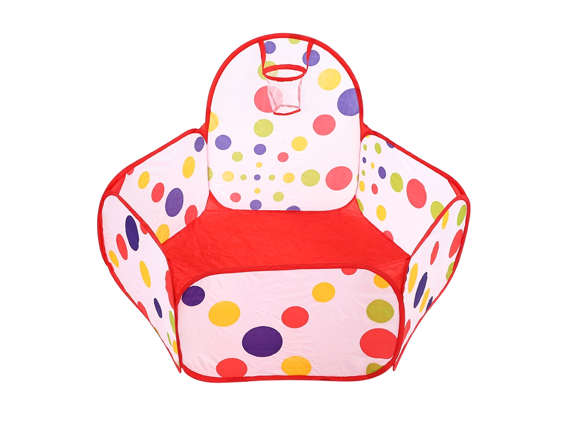 Tienda De Juegos Portátil Para Niños Con Cesta De Lanzamiento Y Piscina De Bolas, 150 Cm