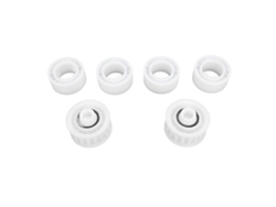 Paquete de 4 ruedas guía de repuesto para limpiafondos de piscina con 2 poleas para Maytronics Dolphin