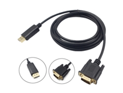 Vlrla-2026novoadaptador Dp A Vga Con Conector Displayport Chapado En Oro