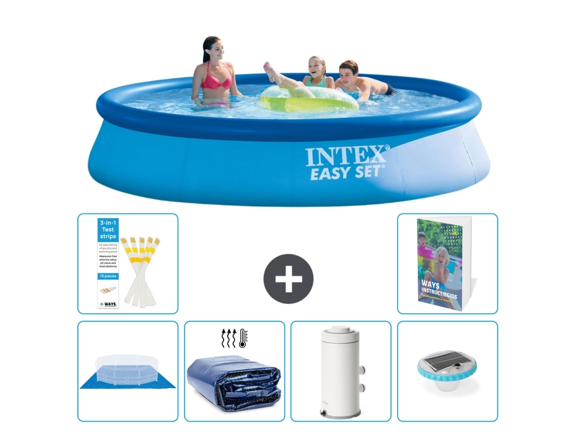 Intex Piscina Easy Set Redonda - 396x84 Cm - 7-peças S98
