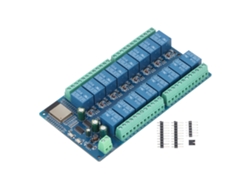 2026velora-módulo De Relé De 16 Canales Para Esp32-wroom Placa De Desarrollo Para Hogar Inteligente Dc5-12v