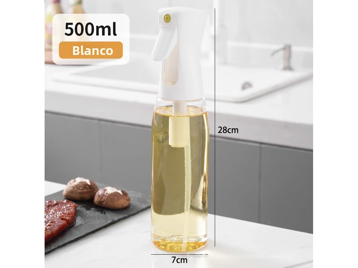 Botella para mantequilla (blanca, 500 ml), también se puede usar como recipiente de plástico para almacenar aceite de oliva, vinagre, salsa de soja, etc.