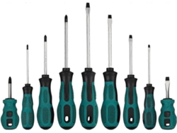Kit De Destornilladores De Precisión 9 Piezas Con Herramientas Magnetizantes Y Alfombrilla Magnética