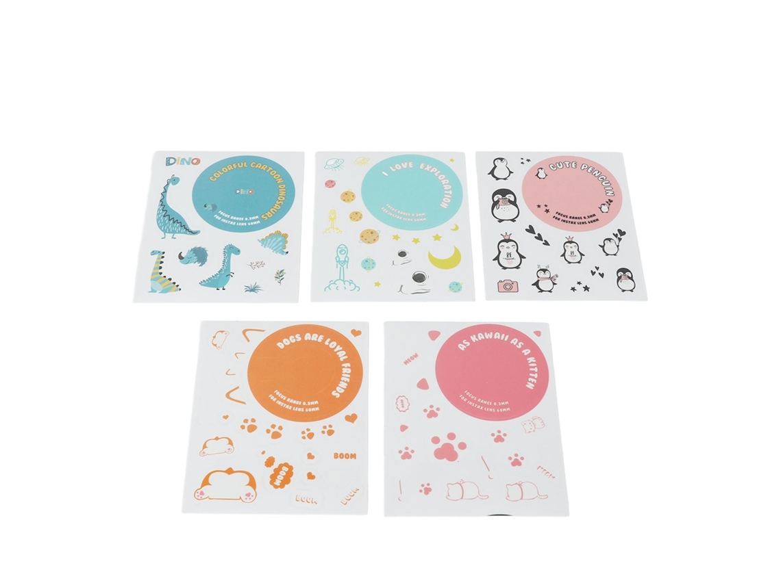 2026-stickers Coloridos Para Fuji Instax Mini 11, Pegatinas Diy Para Cámara Instantánea