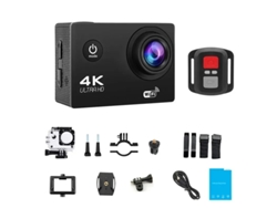 Cámara De Acción 4k 1080p/30fps Wifi 2.0, 170d Impermeable, Mini Para Exteriores