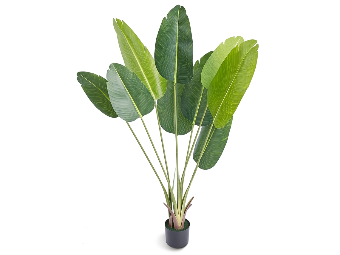 Árbol del paraíso artificial Succebuy de 1,5 m, color verde