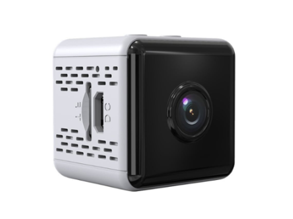 Mini cámara espía wifi oculta para seguridad del hogar, 1080p HD, con visión nocturna y detección de movimiento, color blanco USHION