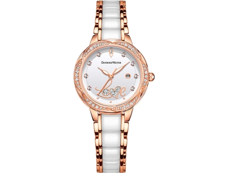Relojes de pulsera con pulsera de cerámica de oro rosa VENAXIN-con VEANXIN