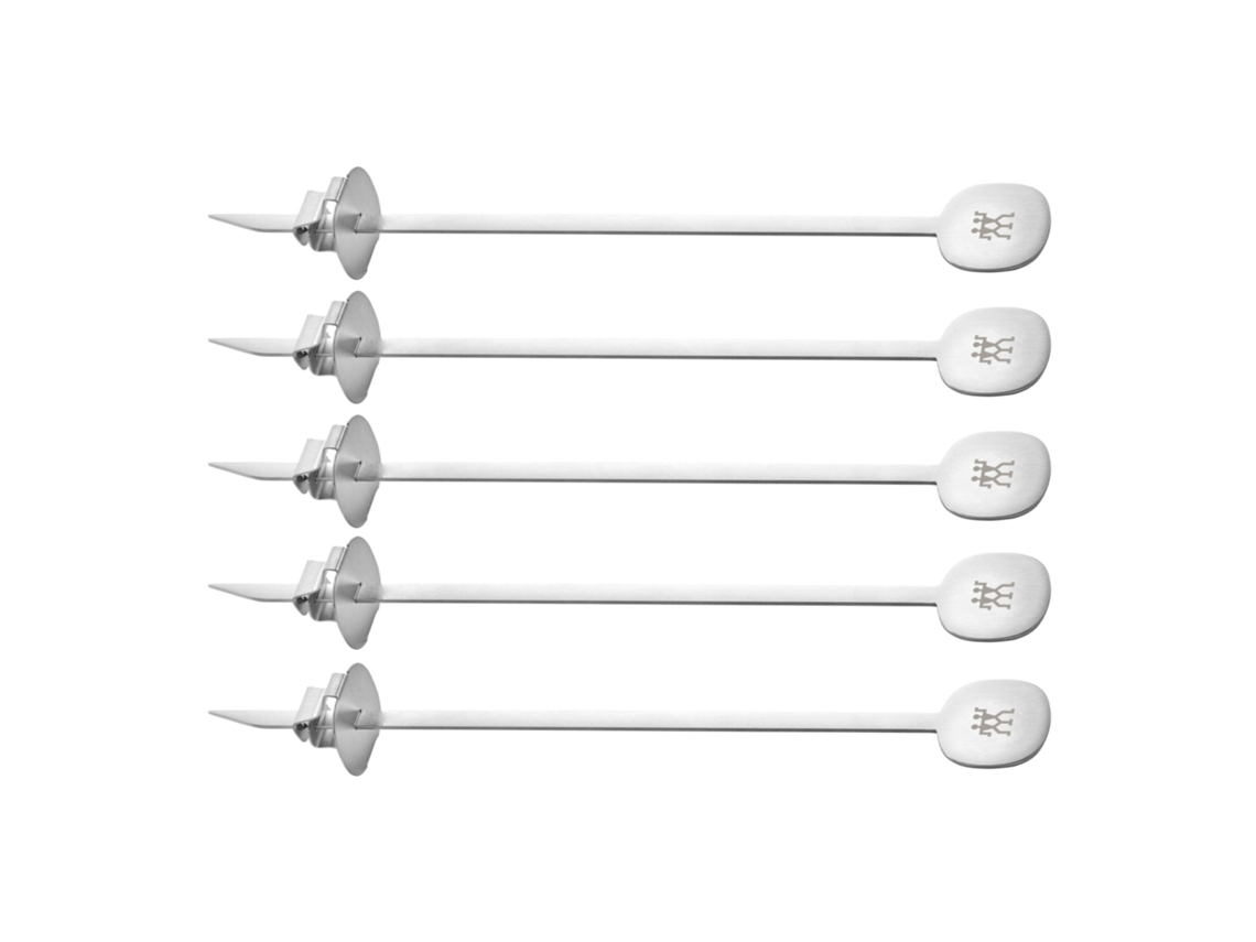 Juego de brochetas para barbacoa 5 piezas de acero inoxidable ZWILLING