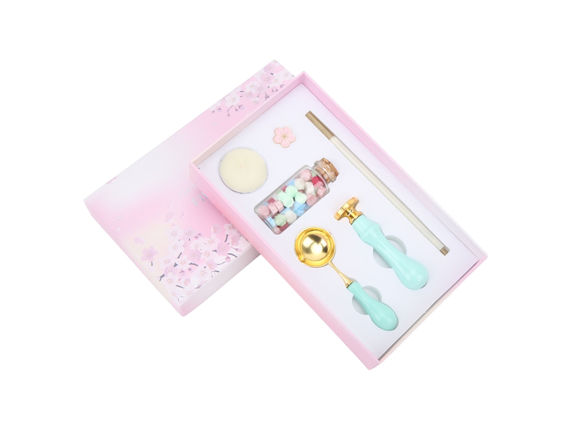 Kit de sellado con cera vintage con herramientas y regalo