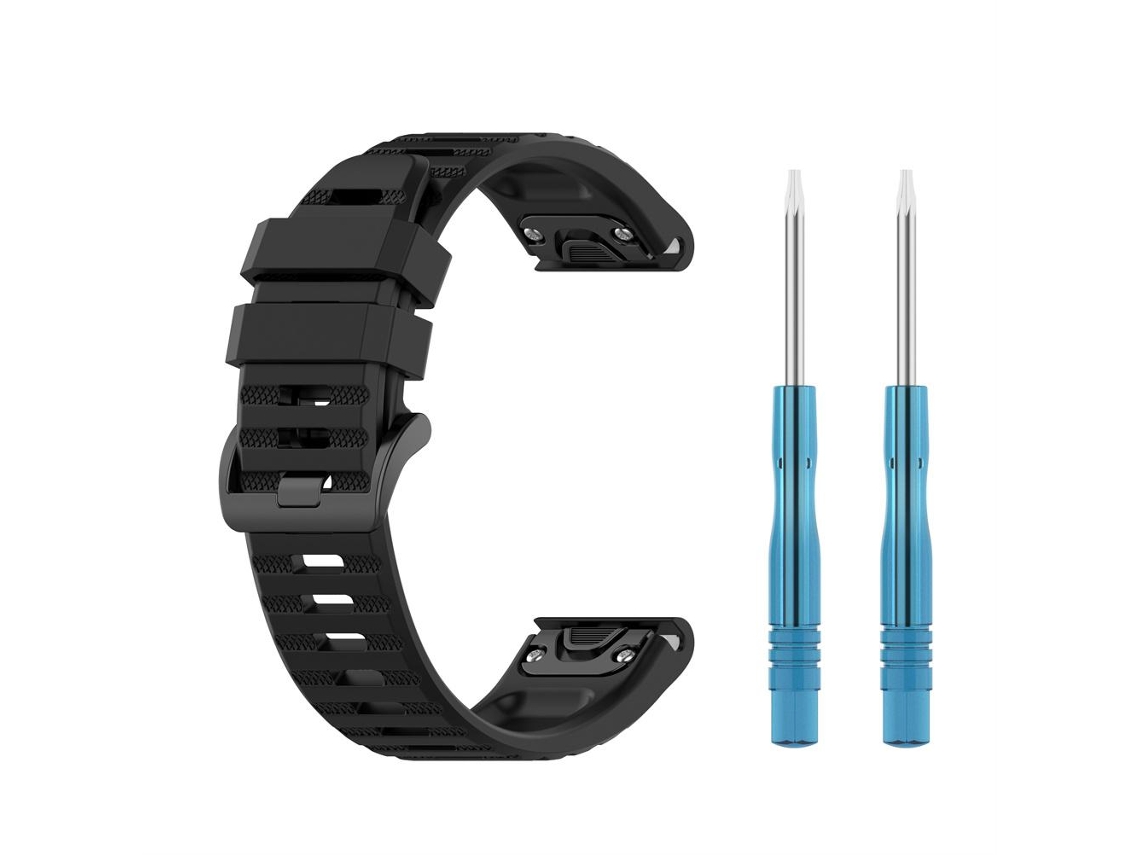 Correa De Silicona De Repuesto De 26 Mm Para Garmin Fenix 7x/6x Gps/pro Con Herramienta