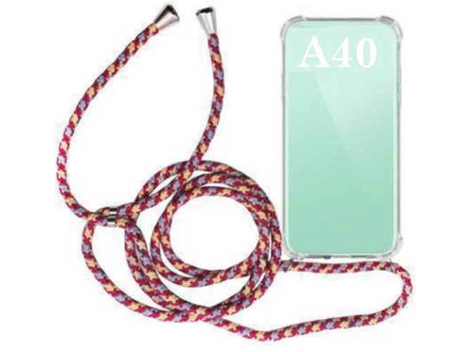 Carcasa Samsung Galaxy A40 MAXMOVIL Suspensión Rojo