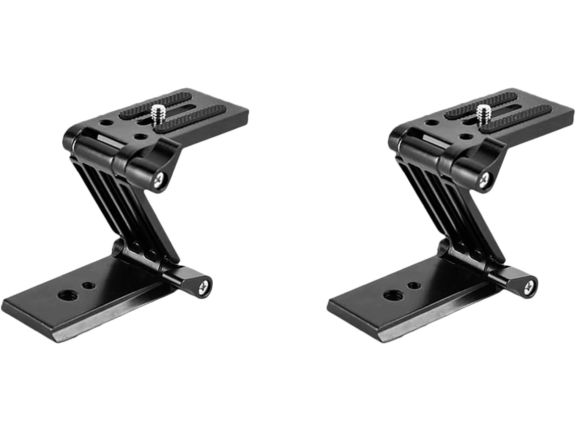 2 Soportes Plegables Para Teléfono En Forma De Z, Placa Para Trípode Inclinable, Accesorios Portátiles.