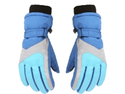 Guantes de esquí para exteriores de forro polar grueso, impermeables, resistentes al viento y cálidos.