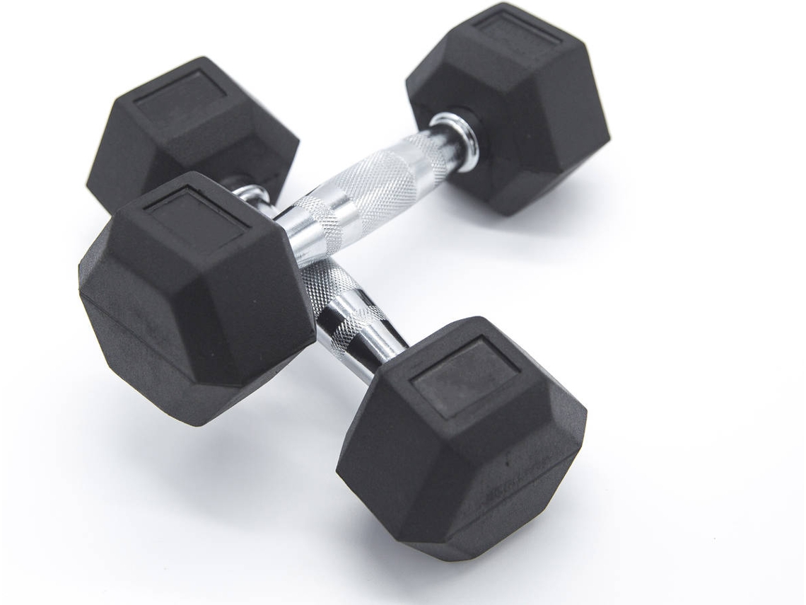 Mancuernas GOODBUY FITNESS Recubierta de Vinilo (7 Kg - 2 Unidades)