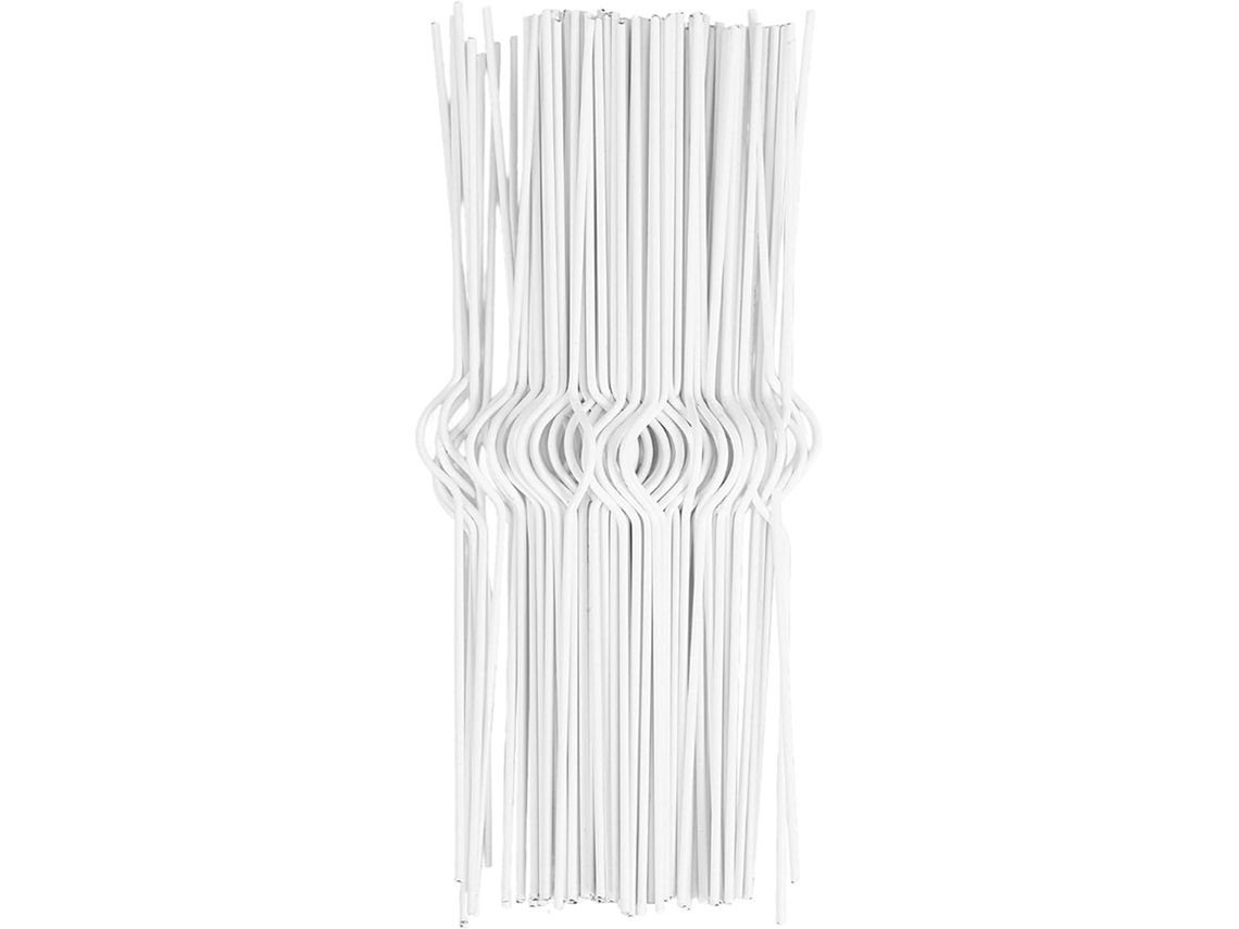 Paquete 100 Ganchos Alambre Blancos Resistentes 35 Colgar Calendarios Pared Reutilizables Pósteres Cuadernos