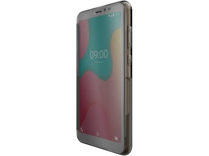 Funda Wiko Y60 MUVIT Folio Gris