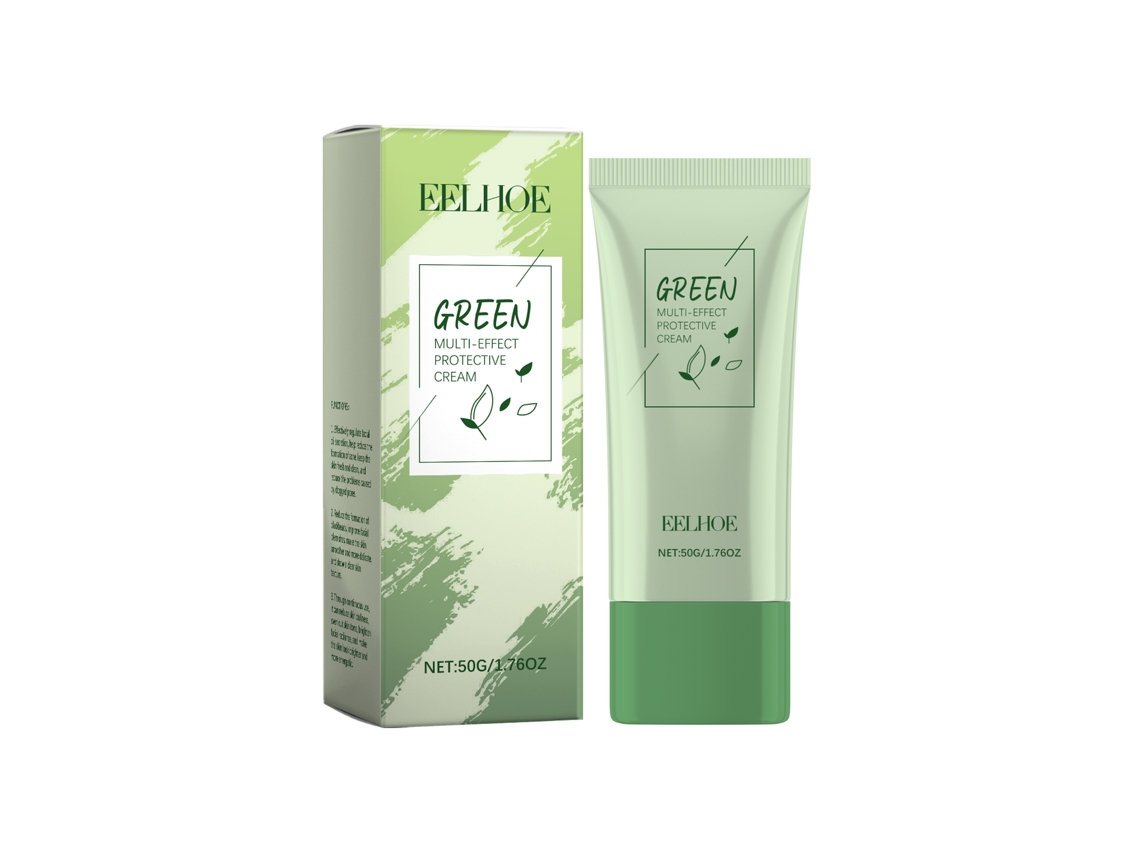 Crema protectora de té verde con múltiples efectos