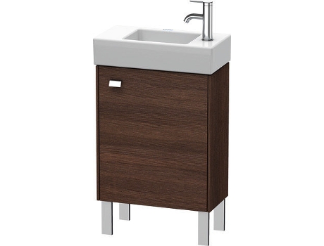Mueble bajo lavabo DURAVIT Brioso de 48,4 x 23,9 cm 1 puerta con bisagra a la derecha 1 balda de cristal para lavabo Vero Air 072450